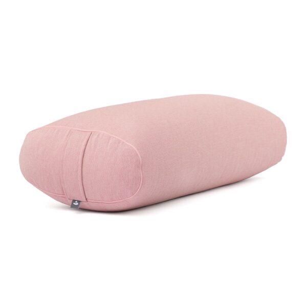 Bodhi Yoga OVAL jógahenger 72,5 x 30 x 17 cm tönkölyvel töltve Szín: Rózsaszín