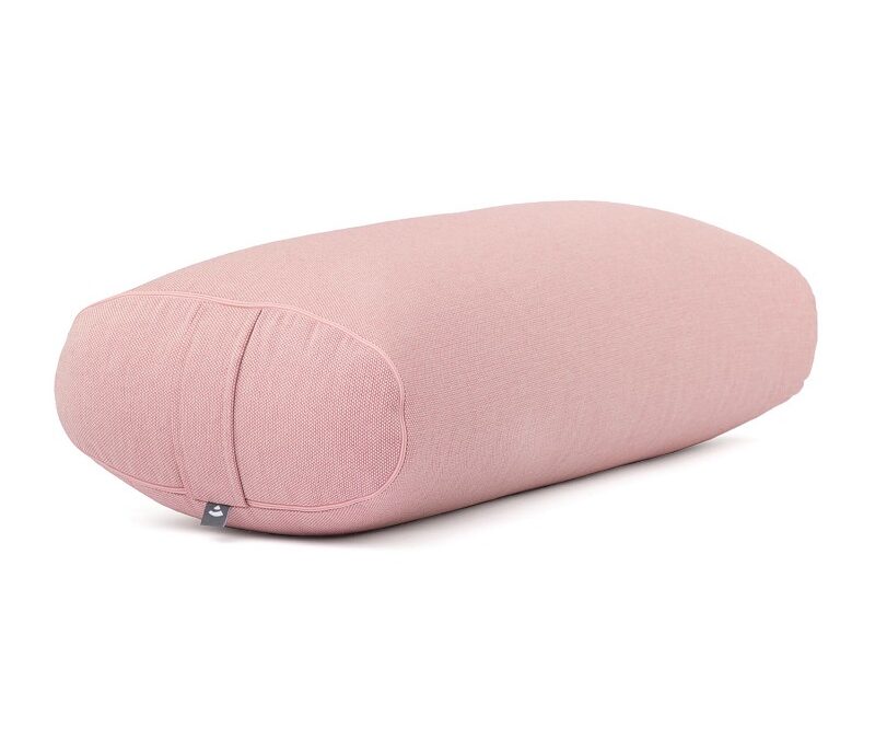 Bodhi Yoga OVAL jógahenger 72,5 x 30 x 17 cm tönkölyvel töltve Szín: Rózsaszín