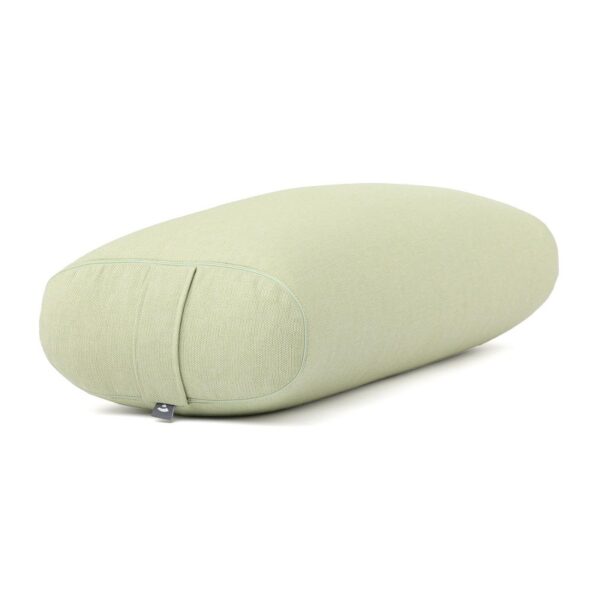 Bodhi Yoga OVAL jógahenger 72,5 x 30 x 17 cm tönkölyvel töltve Szín: Világoszöld