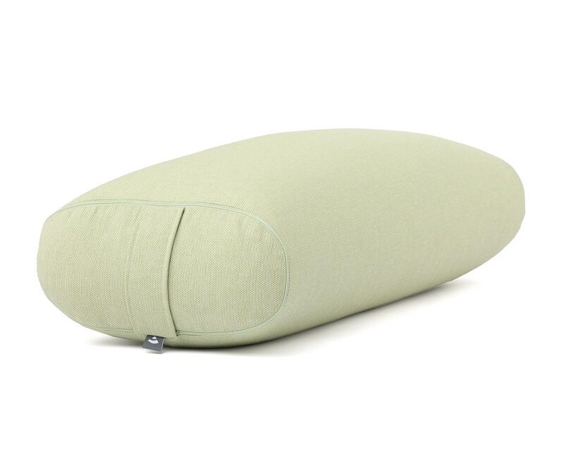 Bodhi Yoga OVAL jógahenger 72,5 x 30 x 17 cm tönkölyvel töltve Szín: Világoszöld