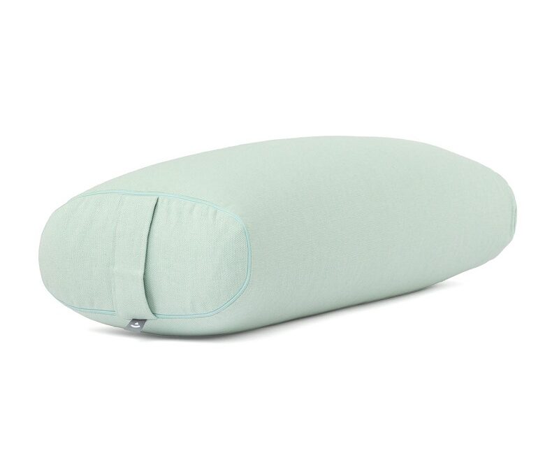 Bodhi Yoga OVAL jógahenger 72,5 x 30 x 17 cm tönkölyvel töltve Szín: Menta