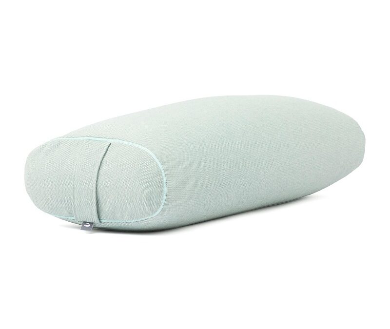 Bodhi Yoga OVAL jógahenger 72,5 x 30 x 17 cm tönkölyvel töltve Szín: Zöld (petrol)