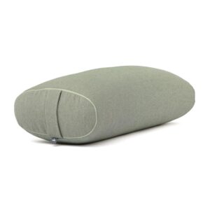Bodhi Yoga OVAL jógahenger 72,5 x 30 x 17 cm tönkölyvel töltve Szín: Zöld