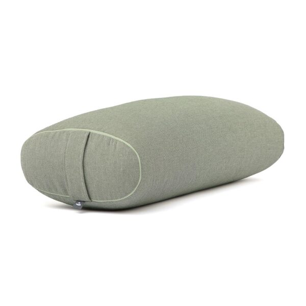 Bodhi Yoga OVAL jógahenger 72,5 x 30 x 17 cm tönkölyvel töltve Szín: Zöld