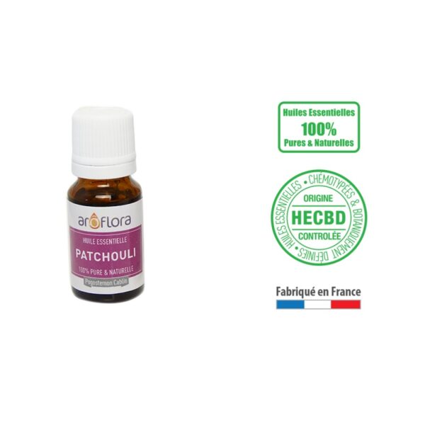 Innobiz Aroflora 100% tisztaságú organikus Patchouli illóolaj 10ml
