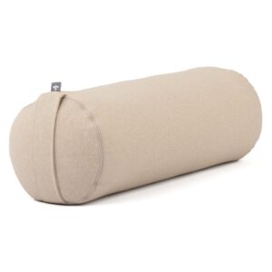 Bodhi Yoga Bolster Classic Dobby 62 x 22 cm tönköly töltelék Szín: Diós