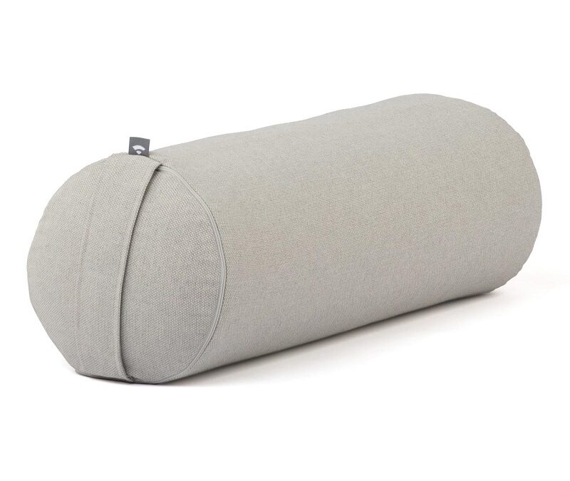 Bodhi Yoga Bolster Classic Dobby 62 x 22 cm tönköly töltelék Szín: szürke