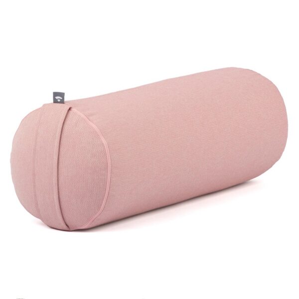 Bodhi Yoga Bolster Classic Dobby 62 x 22 cm tönköly töltelék Szín: Rózsaszín