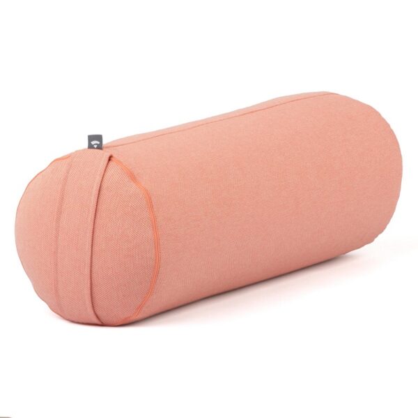 Bodhi Yoga Bolster Classic Dobby 62 x 22 cm tönköly töltelék Szín: Korall