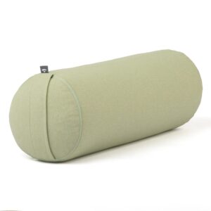 Bodhi Yoga Bolster Classic Dobby 62 x 22 cm tönköly töltelék Szín: Világoszöld