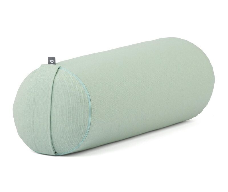 Bodhi Yoga Bolster Classic Dobby 62 x 22 cm tönköly töltelék Szín: Menta
