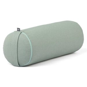 Bodhi Yoga Bolster Classic Dobby 62 x 22 cm tönköly töltelék Szín: Zöld (petrol)