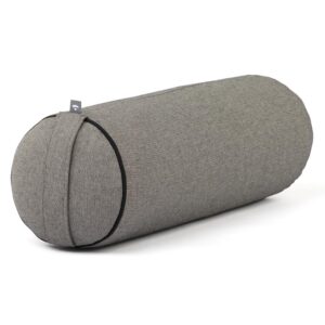 Bodhi Yoga Bolster Classic Dobby 62 x 22 cm tönköly töltelék Szín: Fekete