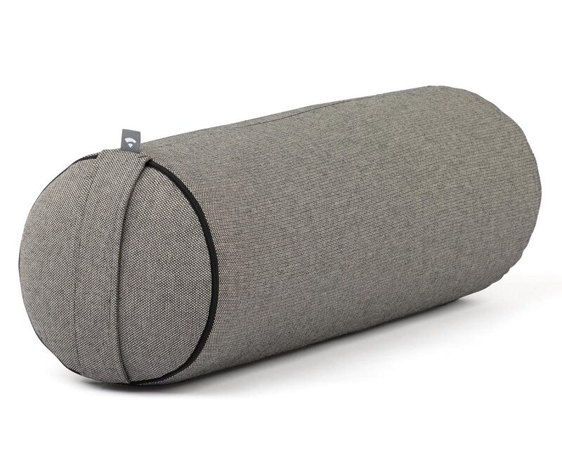 Bodhi Yoga Bolster Classic Dobby 62 x 22 cm tönköly töltelék Szín: Fekete