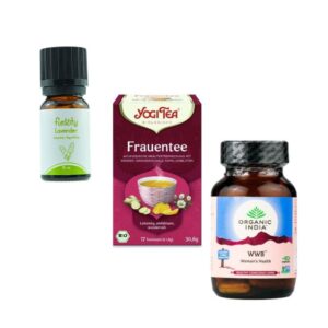 Flexity NŐI EGÉSZSÉG Csomag - Levendula, Yogi Women's Tea, Organic India Női egészség kapszula hormonális egyensúlyért