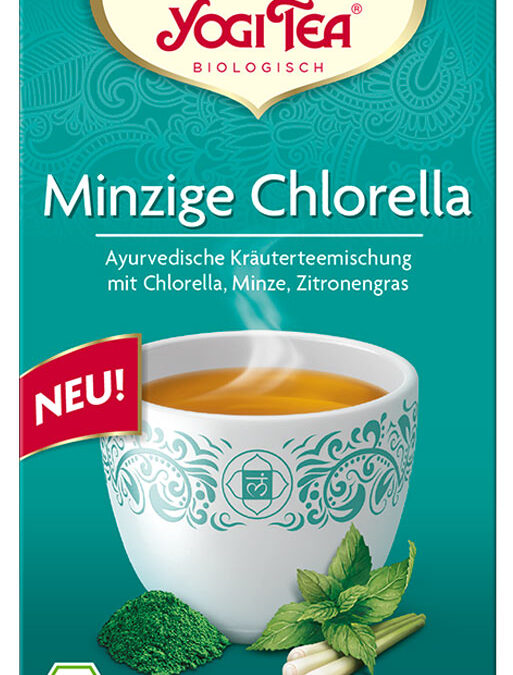 Yogi Tea Minty Chlorella – Ayurvédikus filteres gyógytea BIO 17 × 1,95 g