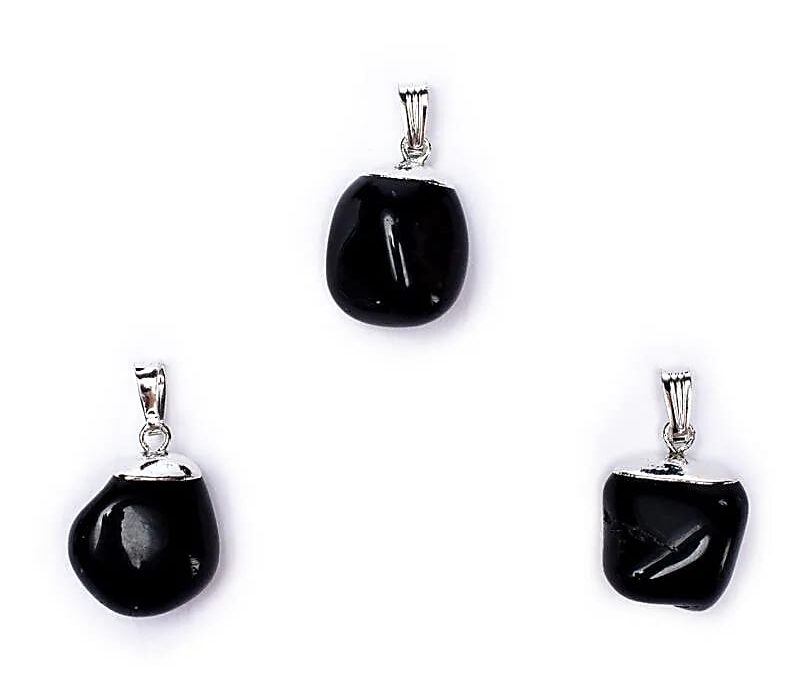 Phoenix Import Phoenix Onyx medál fekete ónix 2,5 – 3,5 cm Átmérő: 1,5 – 2 cm