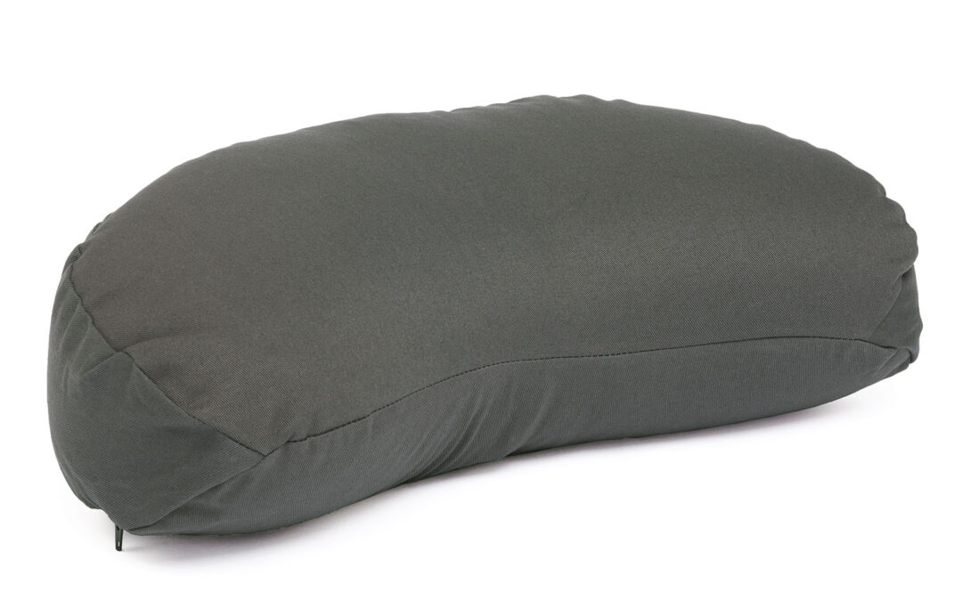 Bodhi Yoga meditációs párna YOGI MOON ECO hajdinával 42 x 20 x 12 cm Szín: Szürke (antracit)