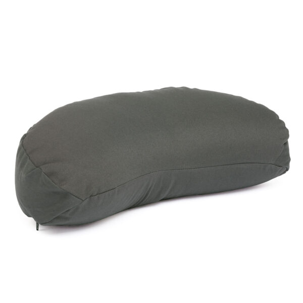 Bodhi Yoga meditációs párna YOGI MOON ECO hajdinával 42 x 20 x 12 cm Szín: Szürke (antracit)