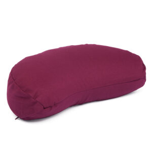 Bodhi Yoga meditációs párna YOGI MOON ECO hajdinával 42 x 20 x 12 cm Szín: Padlizsán (lila)