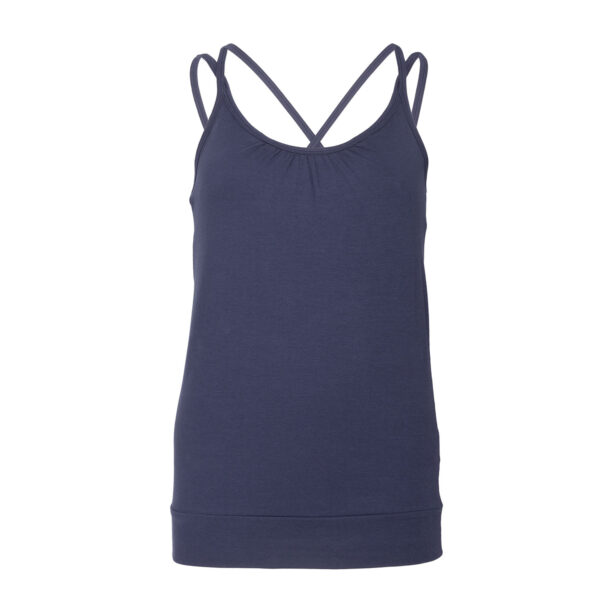Bodhi Yamadhi Bodhi Yoga Yamadhi Spaghetti Top Tank Top, organikus pamut kék Méret: XL