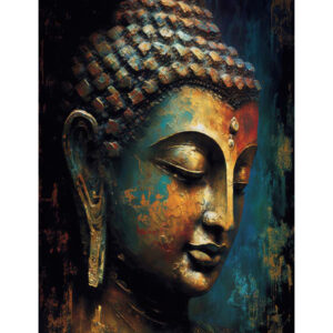 Napos mandala Flexity fali poszter Buddha - Siddhartha Gautama 30x40 cm, 250 g papír Típus: 8