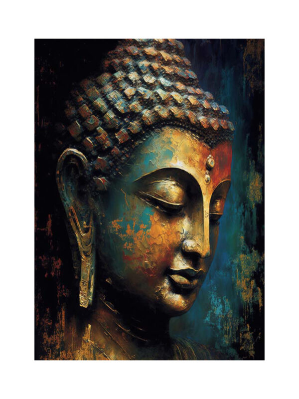 Napos mandala Flexity fali poszter Buddha - Siddhartha Gautama 30x40 cm, 250 g papír Típus: 8