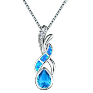 Tachyon Technologies Tachyon opál ezüst medál Szín: Teardrop Blue