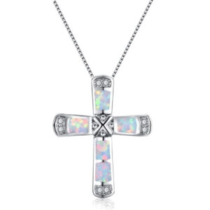 Tachyon Technologies Tachyon opál ezüst medál Szín: White Cross