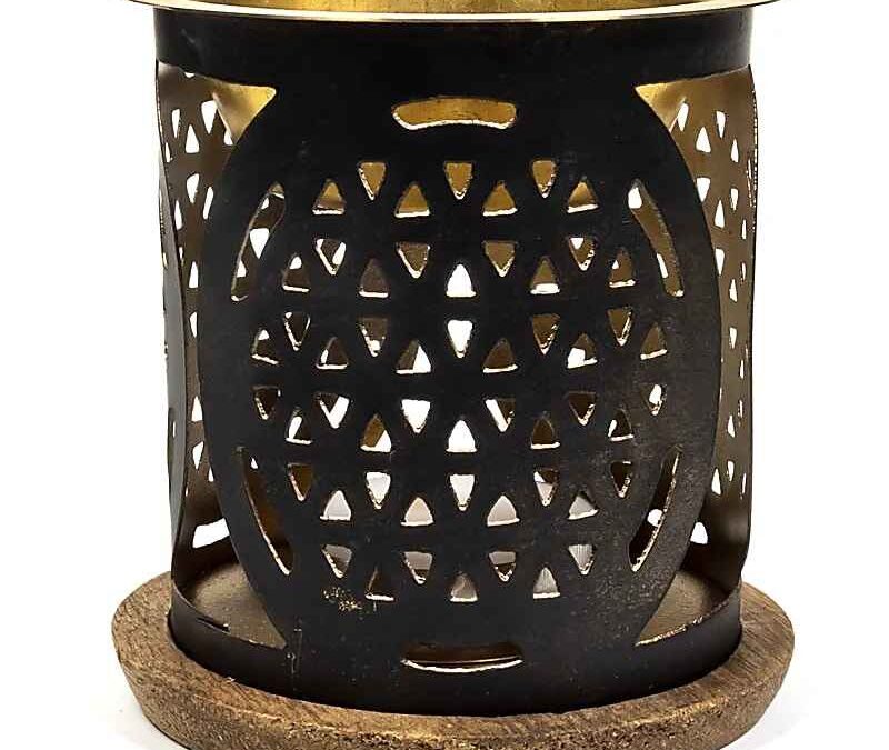 Aromafume fém aromalámpa – különböző típusok Típus: 1 – Az élet virága