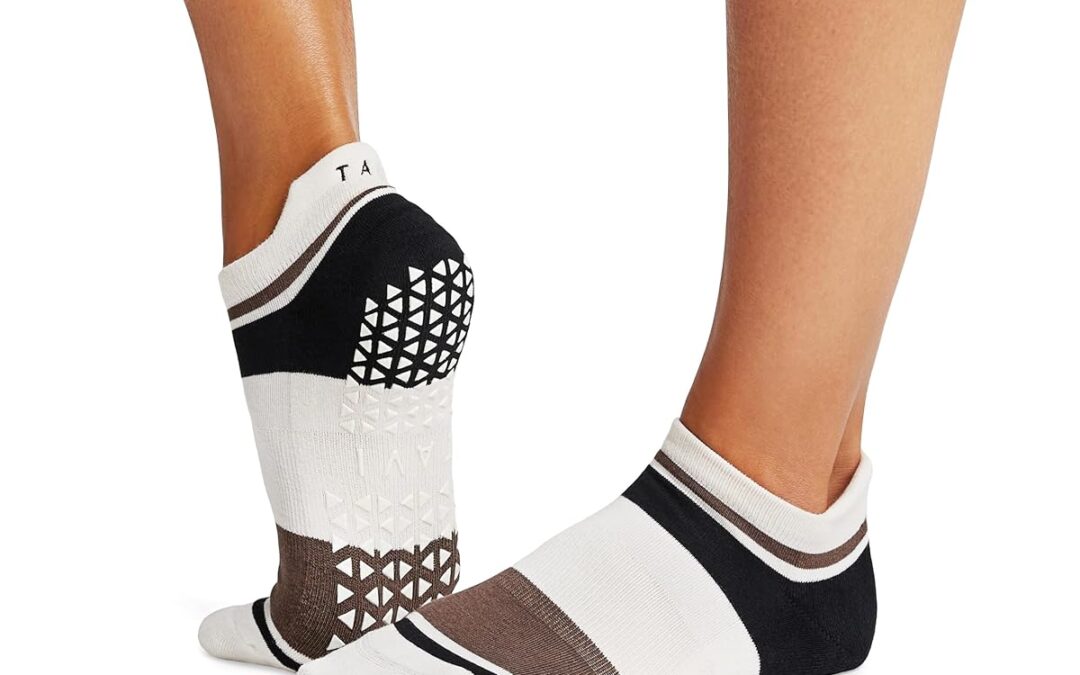 Tavi Noir Grip Socks csúszásgátló zokni – Szezonális újdonság Szín: Cream Block, Méret: M 39-42,5