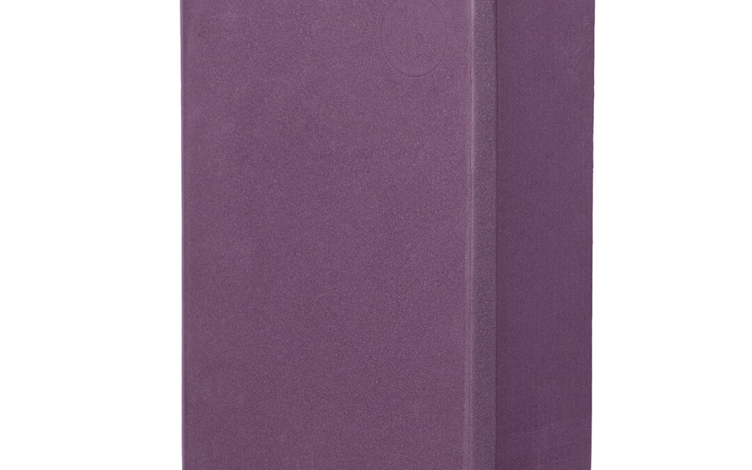 Bodhi Yoga Bodhi Flow Brick ferde hab jógatégla 22 x 15 x 7 cm Szín: lila