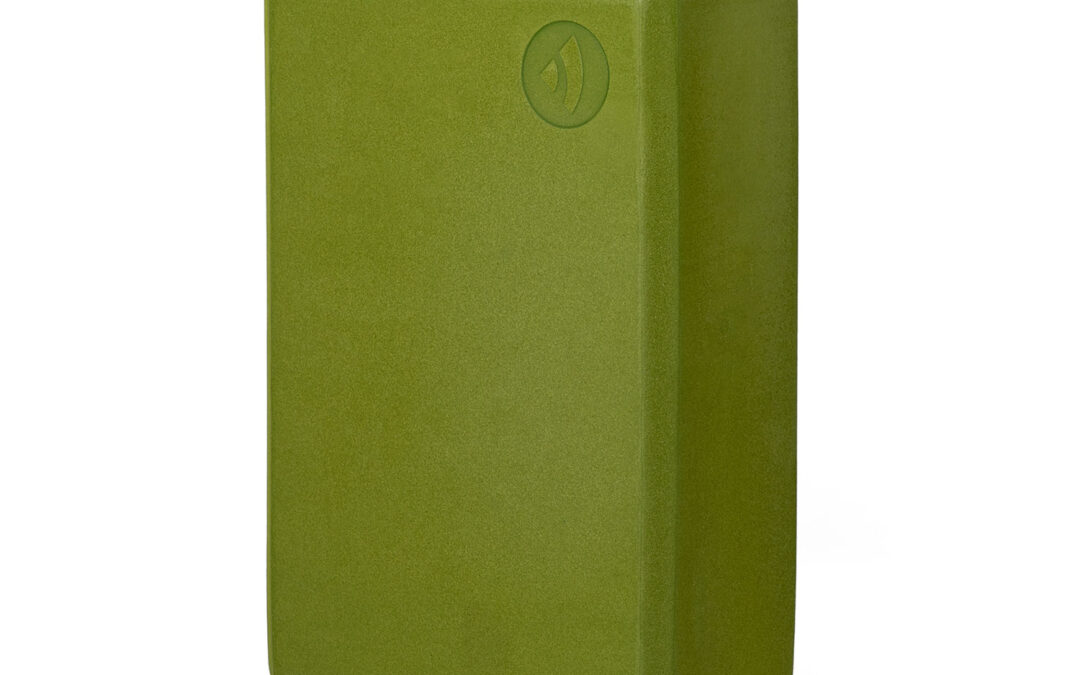 Bodhi Yoga Bodhi Flow Brick ferde hab jógatégla 22 x 15 x 7 cm Szín: Zöld