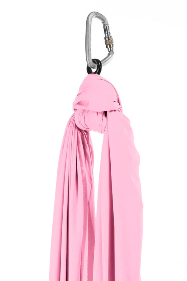 Aerialsilks Aerial Yoga JUST Perfect Set Háló és karabiner szett Fly és Aerial jógához, gyermekek számára - 8 m Szín: Rózsaszín