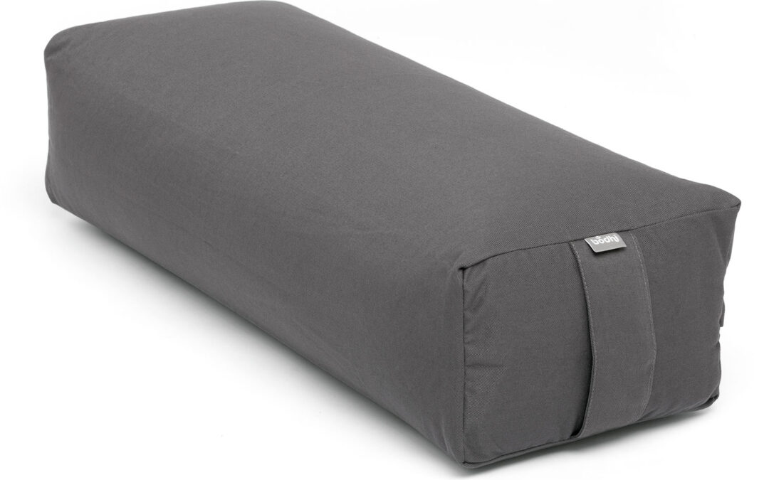 Bodhi Yoga Bodhi Salamba ECO Jóga bolster kapok töltelék 100% bio pamut 64 x 25 cm x 17 cm Szín: szürke