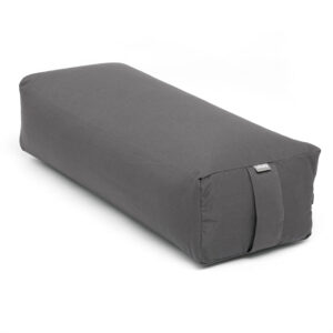 Bodhi Yoga Bodhi Salamba ECO Jóga bolster kapok töltelék 100% bio pamut 64 x 25 cm x 17 cm Szín: szürke