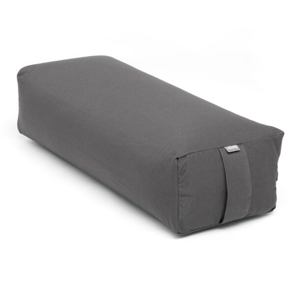 Bodhi Yoga Bodhi Salamba ECO Jóga bolster kapok töltelék 100% bio pamut 64 x 25 cm x 17 cm Szín: szürke