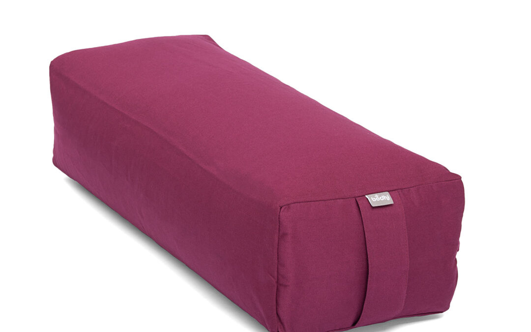 Bodhi Yoga Bodhi Salamba ECO Jóga bolster kapok töltelék 100% bio pamut 64 x 25 cm x 17 cm Szín: lila