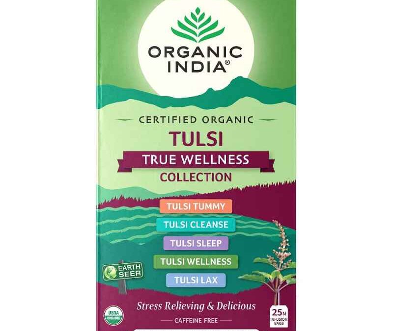 Organic India Tulsi True Wellness filteres tea az optimális egészségért és vitalitásért 25 tasak (25 x 1,8 g)