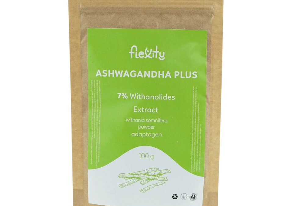 Flexity Ashwagandha Plus 7% por (gyökér) 100 g