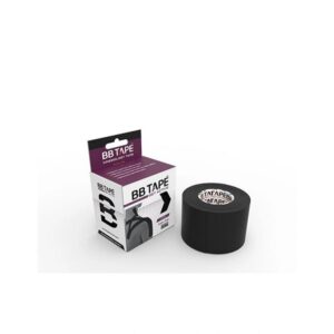 BB Tape H20 Kineziológiai extra vízálló tapasz 5 cm Szín: Fekete