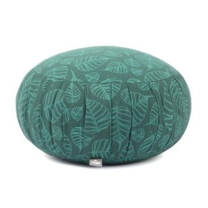 Bodhi Yoga Bodhi Zafu meditációs párna Maharaja 34,5 cm x 19,5 cm - tönköly Szín: Zöld