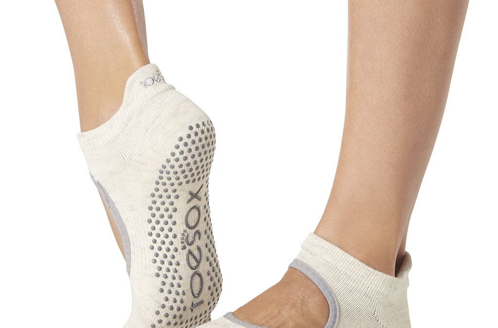 Toesox Fulltoe Bellarina csúszásgátló zokni – Szezonális újdonság Szín: Oatmeal, Méret: S 36-38
