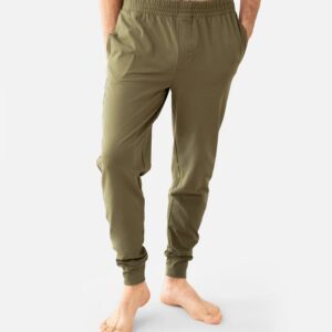 Lotuscrafts Organic Mens Yoga Pant Laza szabású férfi nadrág Taupe Szín: Burnt Olive, Méret: XS