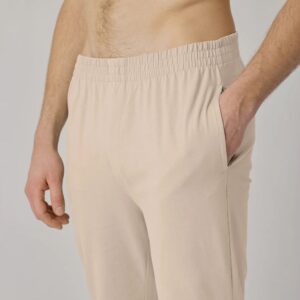 Lotuscrafts Organic Mens Yoga Pant Laza szabású férfi nadrág Taupe Szín: Burnt Olive, Méret: XS