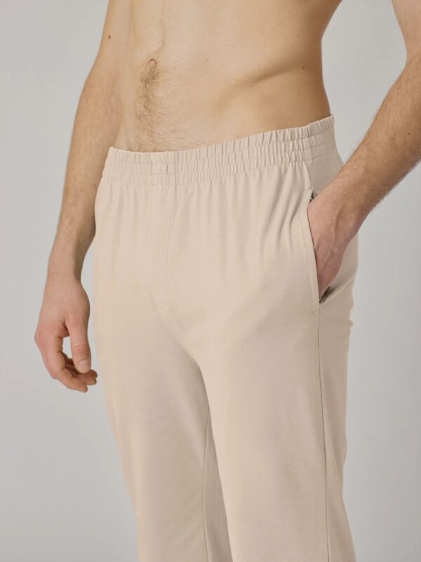 Lotuscrafts Organic Mens Yoga Pant Laza szabású férfi nadrág Taupe Szín: Fekete, Méret: L