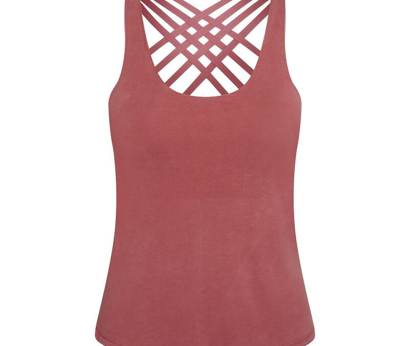 Bodhi Niyama Essentials NIRA Yoga Top női felső Szín: Rust Red, Méret: XL