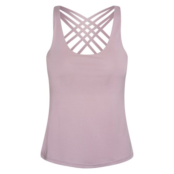 Bodhi Niyama Essentials NIRA Yoga Top női felső Szín: Grey Lavender, Méret: S