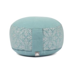 Bodhi Yoga Bodhi Maharaja Rondo meditációs párna 32 x 20 cm Szín: Mineral Blue, Töltelék: Tönköly