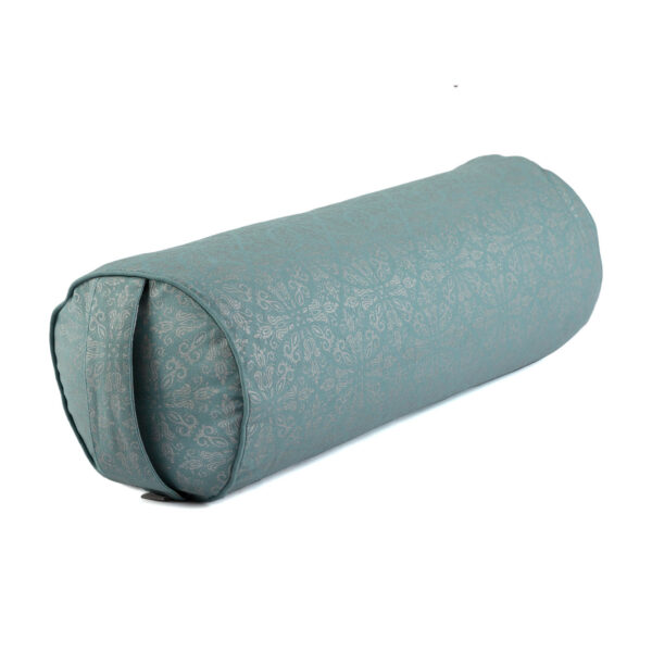Bodhi Yoga Bodhi Maharaja Yoga Bolster Maharaja Collection 65 x 23 cm Szín: Mineral Blue + Silver, Töltelék: Tönköly